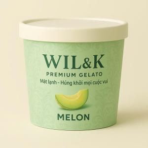 Kem Gelato Hương Dưa Lưới